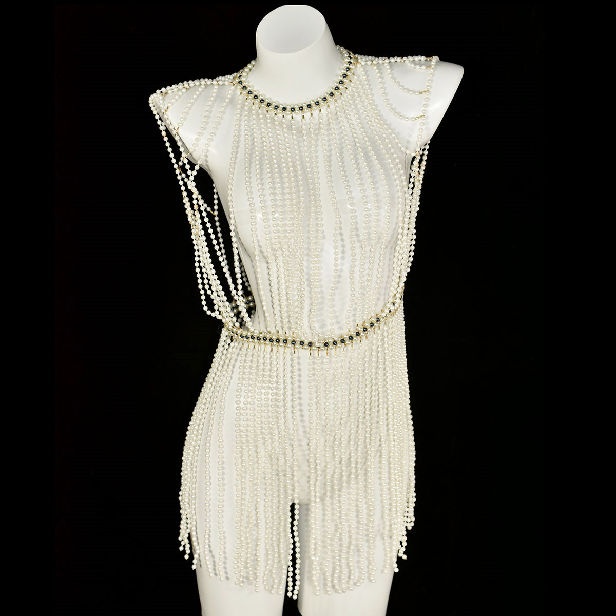 Body Jewelry Retainers - Robe longue classique à franges en