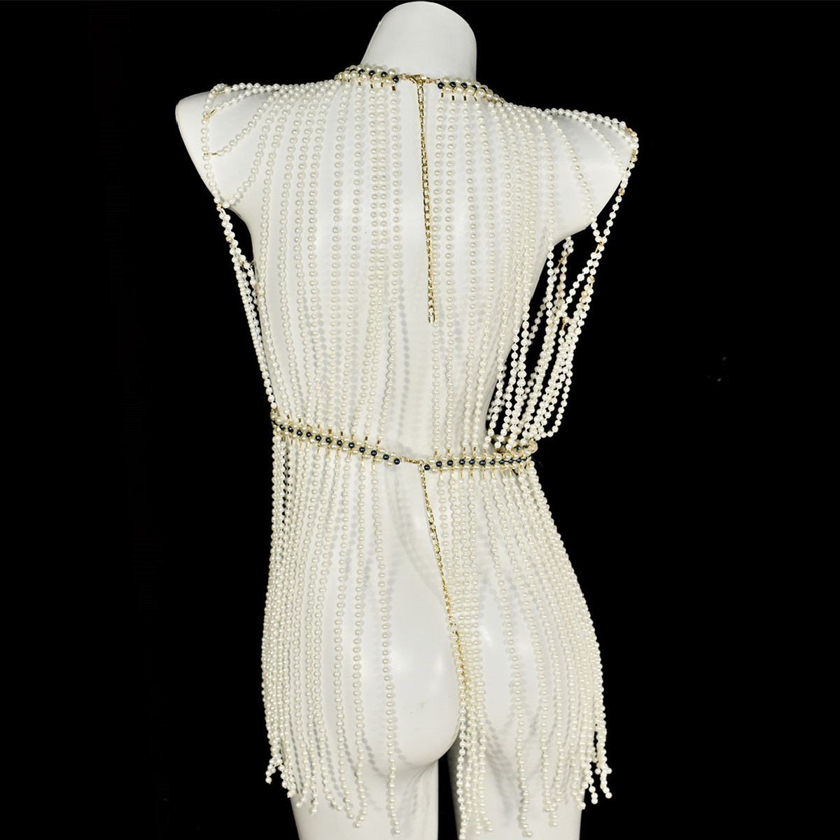 Robe longue classique à frange - Body Jewelry Retainers avis et prix