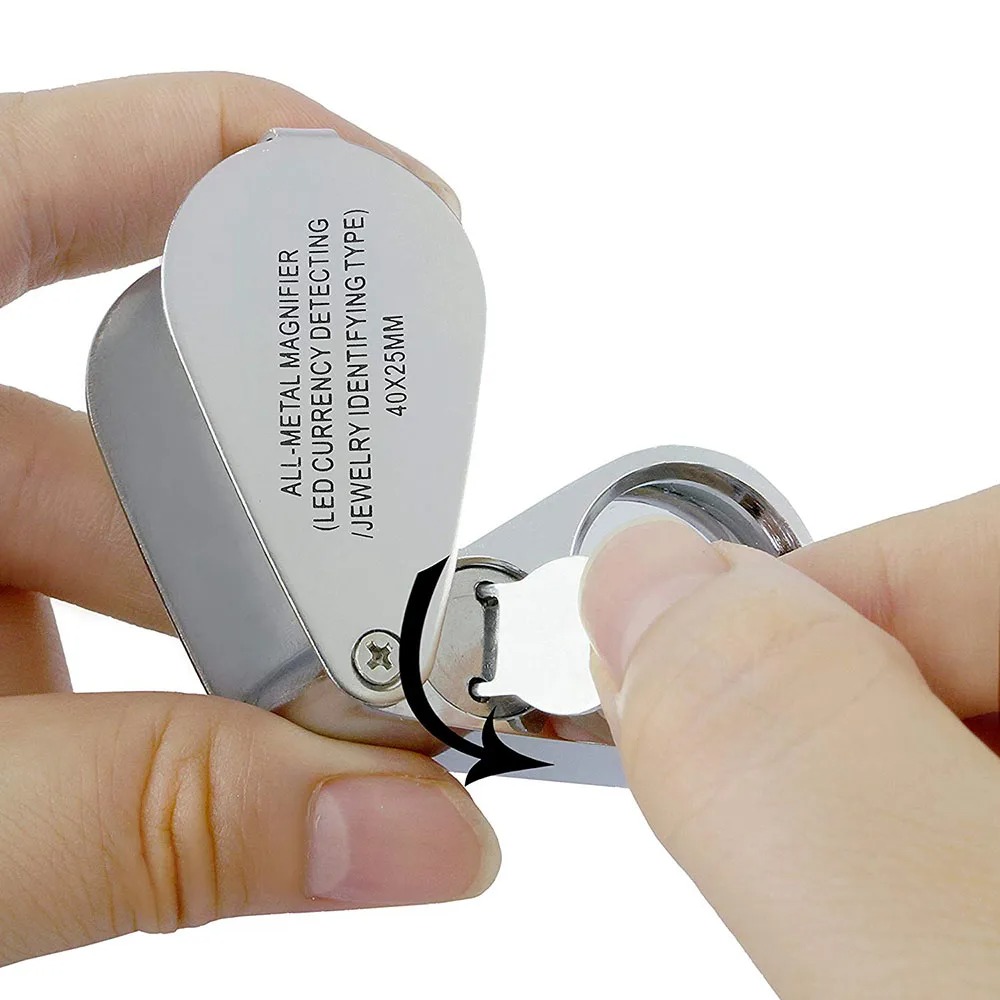 Loupe de bijoutier éclairée 40 - Body Jewelry Repair avis et prix