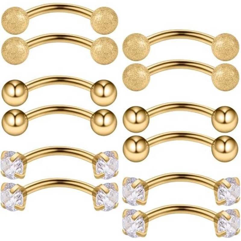 6 paires de bijoux de piercing - Body Jewelry Surgical Steel avis et prix