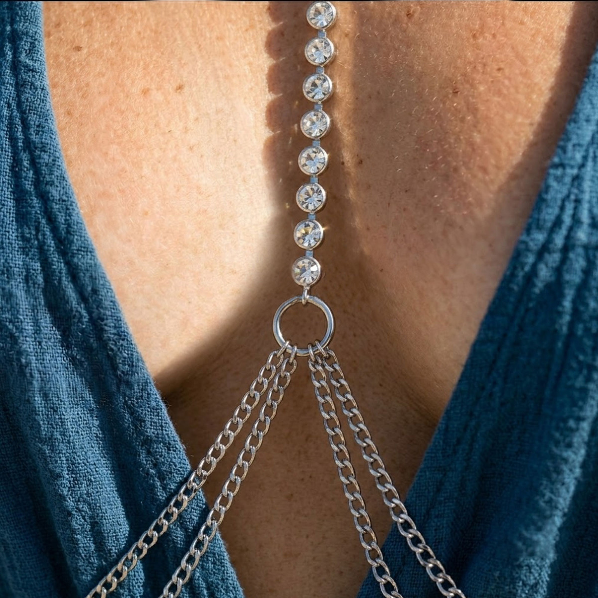 Chaîne de corps en Y - Bijou b - Body Jewelry Retainers avis et prix