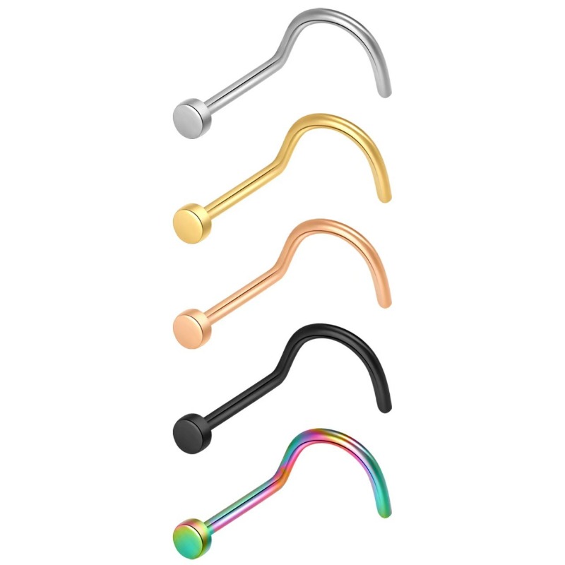 5 pièces, 20G, 20G, anneaux de - Body Jewelry Surgical Steel avis et prix