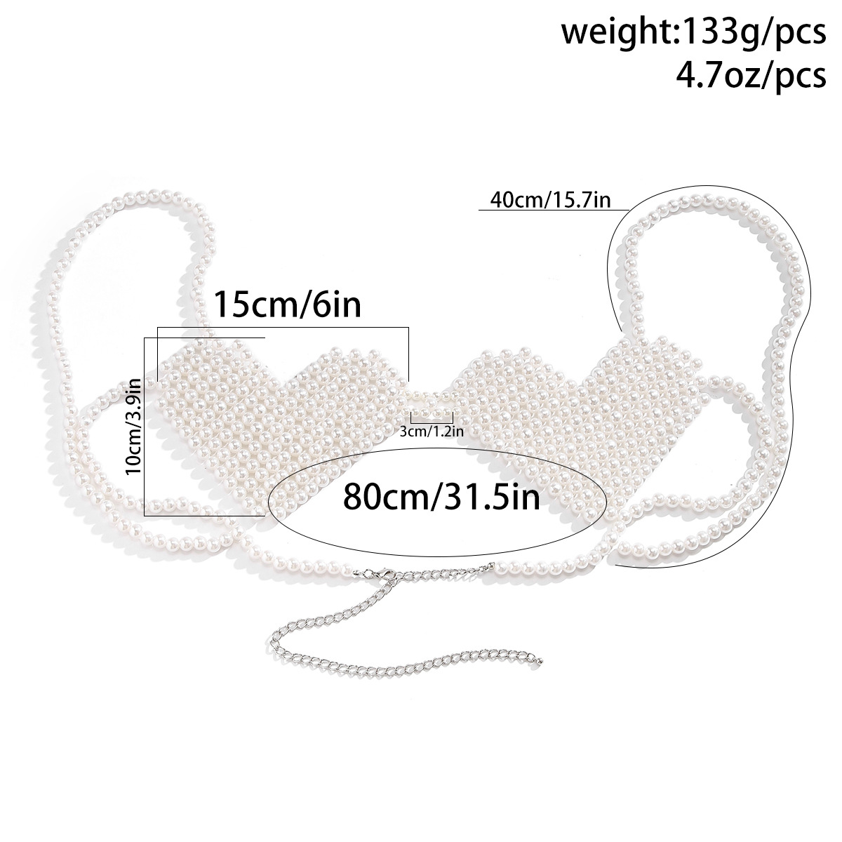Soutien-gorge Sexy en Imitatio - Body Jewelry Necklace avis et prix