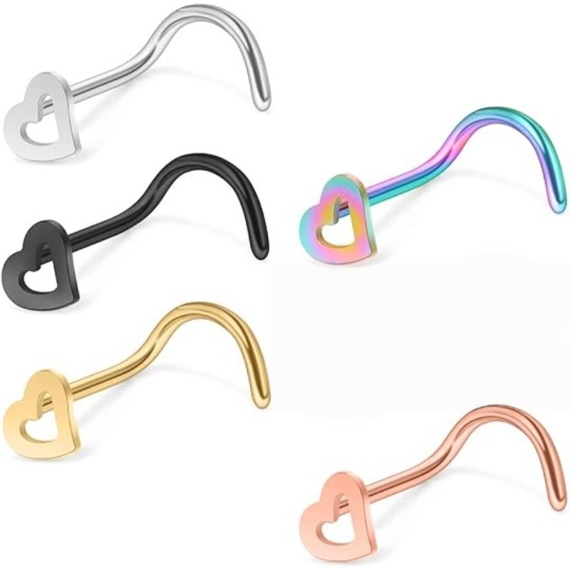 5 pièces, anneaux de piercing  - Body Jewelry Surgical Steel avis et prix